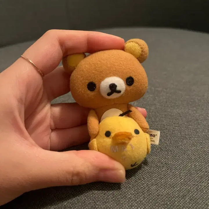 [BUNJANG] Kiiroitori Rilakkuma Classic Doll Keychain / 키이로이토리 리락쿠마 고전인형키링