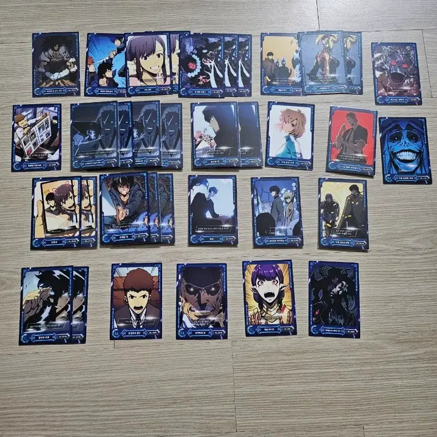 [BUNJANG] Solo Leveling Collecting Cards - Set 1 &amp; 2 / 나혼자만레벨업 컬렉팅 1탄, 2탄 카드