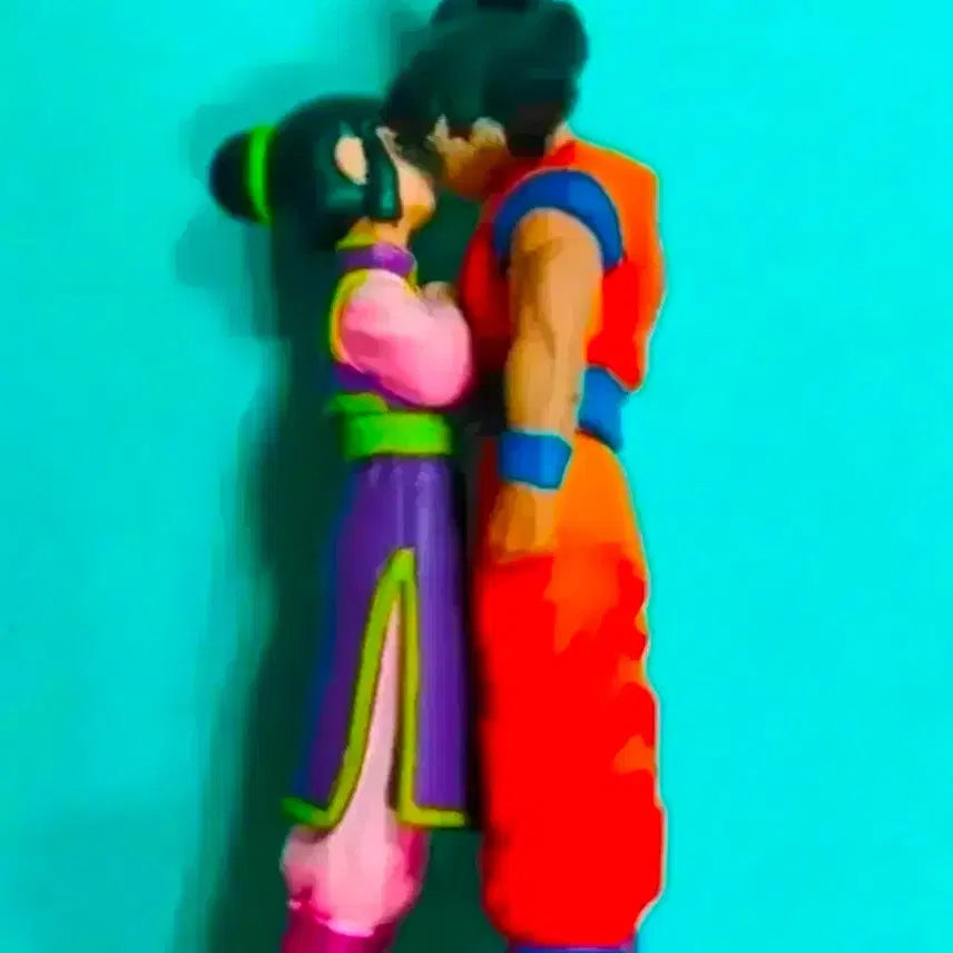 [BUNJANG] Dragon Ball Capsule Son Goku Chichi Figure Set / 드래곤볼 캡슐 손오공 치치 팝니다.
