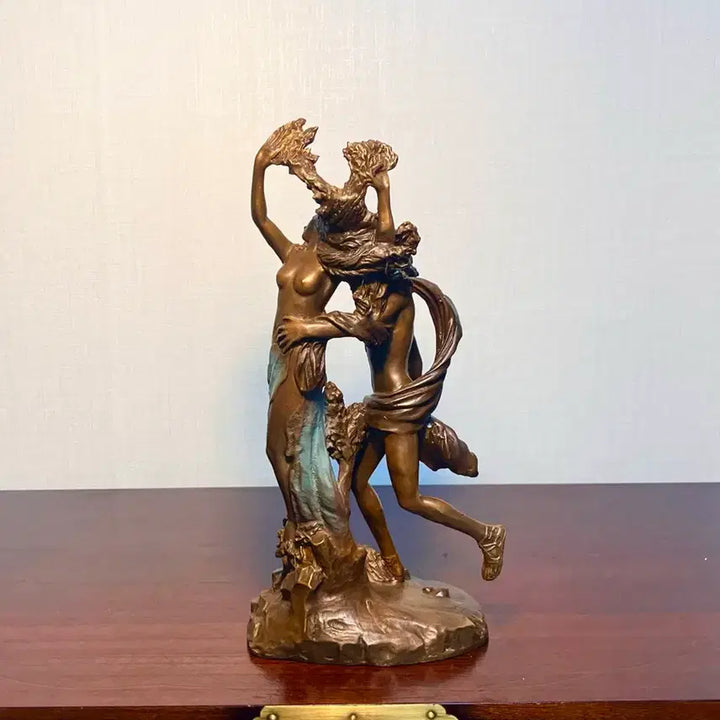 [BUNJANG] Donbronze Apollo and Daphne Bronze Sculpture - Moment of Transformation / 동브론즈 그리스 신화) 아폴로와 다프네 찰나의 순간 조각상