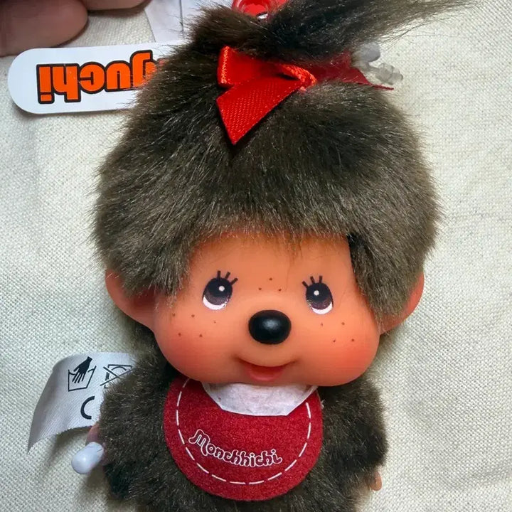 [BUNJANG] Monchhichi Big Head SS Keychain / 유럽 몬치치 빅헤드 SS 키링 여아 새제품