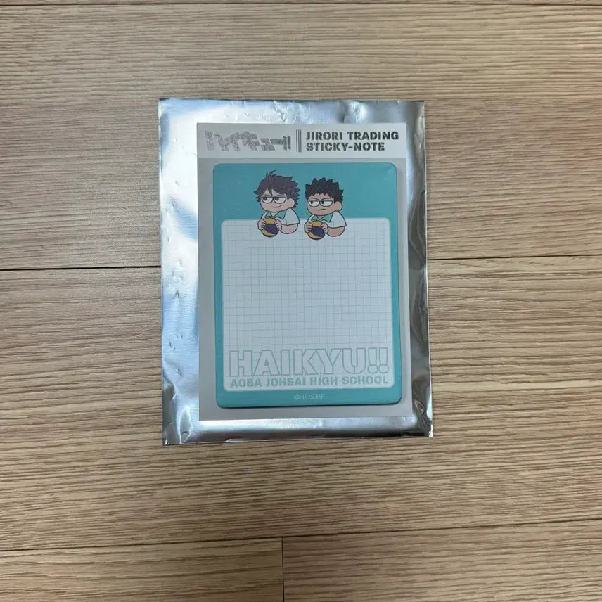 [BUNJANG] Aobajosai Jirori Memo Pad / 하이큐 아오바조사이 지로리 메모지