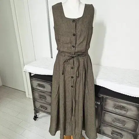 [BUNJANG] The Cashmere Linen Dress / 더캐시미어 리넨원피스