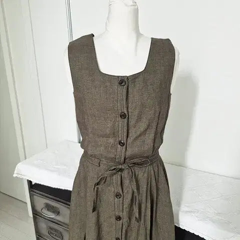 [BUNJANG] The Cashmere Linen Dress / 더캐시미어 리넨원피스