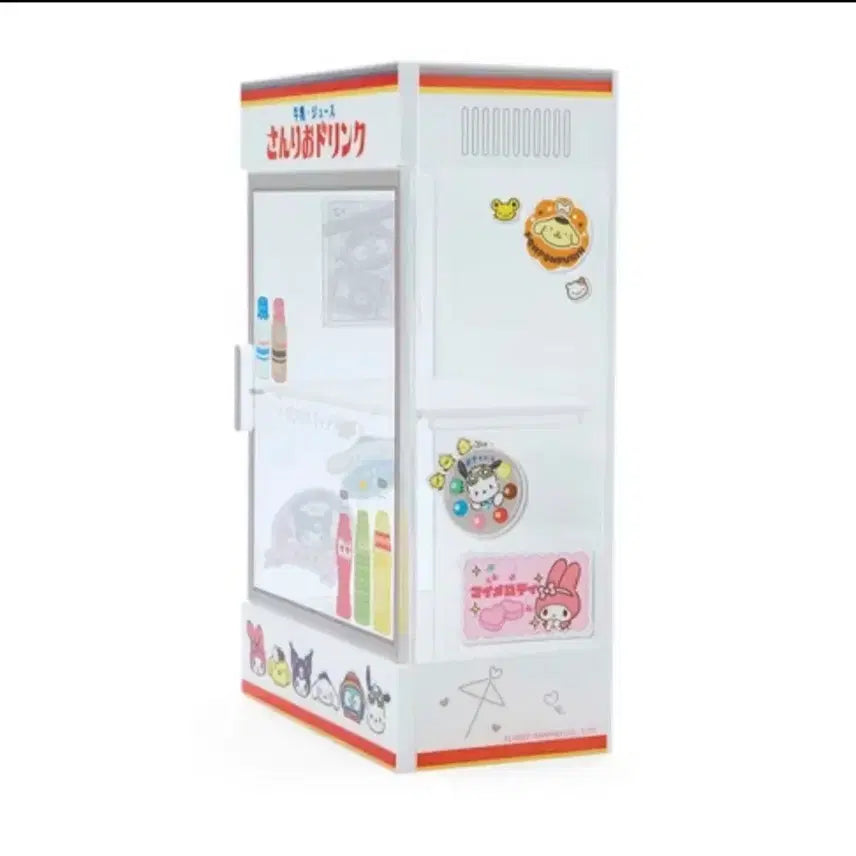 [BUNJANG] Sanrio Retro Makgwaja Main Store Drink Refrigerator Acrylic Case / 산리오 레트로 막과자 본점 드링크 냉장고풍 아크릴케이스