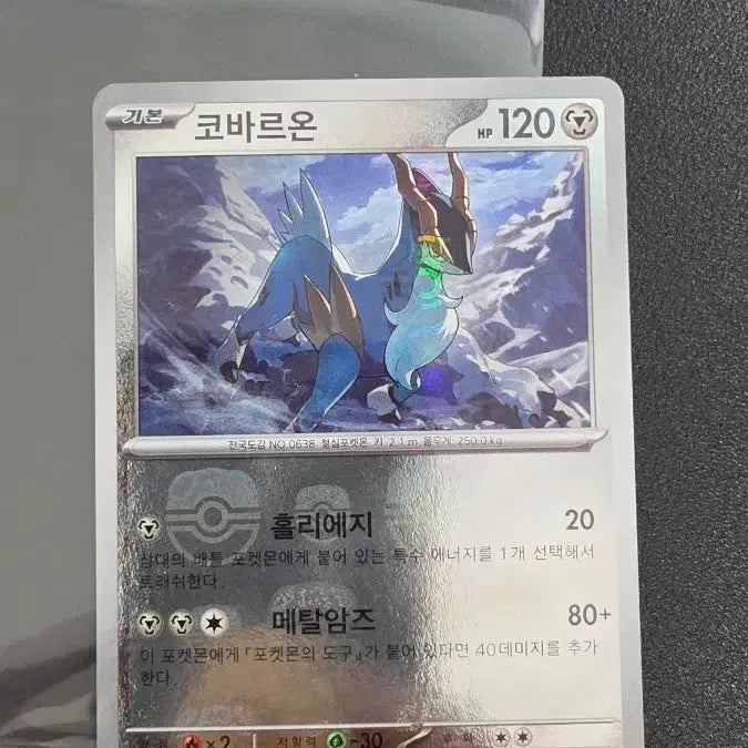 [BUNJANG] Pokemon Card Cobalion Master Ball SV11b / 포켓몬 카드 코바르온 마스터볼 sv11b