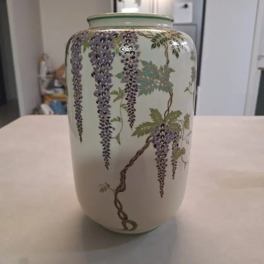 [BUNJANG] Japanese Porcelain Wisteria Vase / 일본도자기