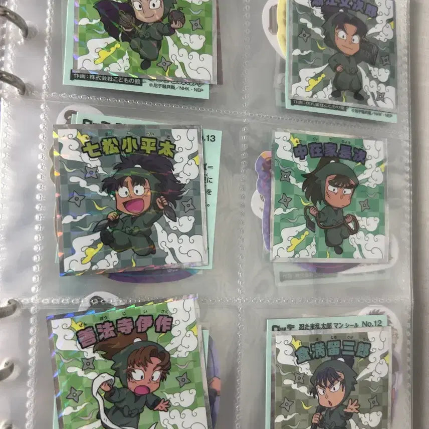 [BUNJANG] Nintama Rantaro Family Mart Manchoko Seal Sticker Complete Set / 닌타마 란타로 패밀리 마트 패미마 만초코 씰 스티커 전종 세트