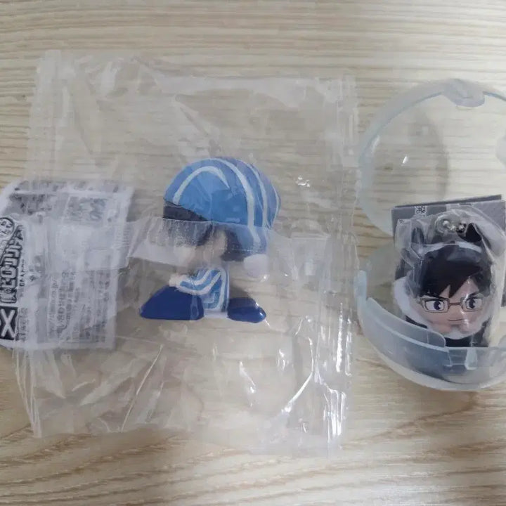 [BUNJANG] My Hero Academia Iida Tenya Onemutan &amp; Podagi Gacha Keychain Bundle Set (Sealed) / [미개봉] 나히아 히로아카 이이다 오네무탄, 포대기 키링