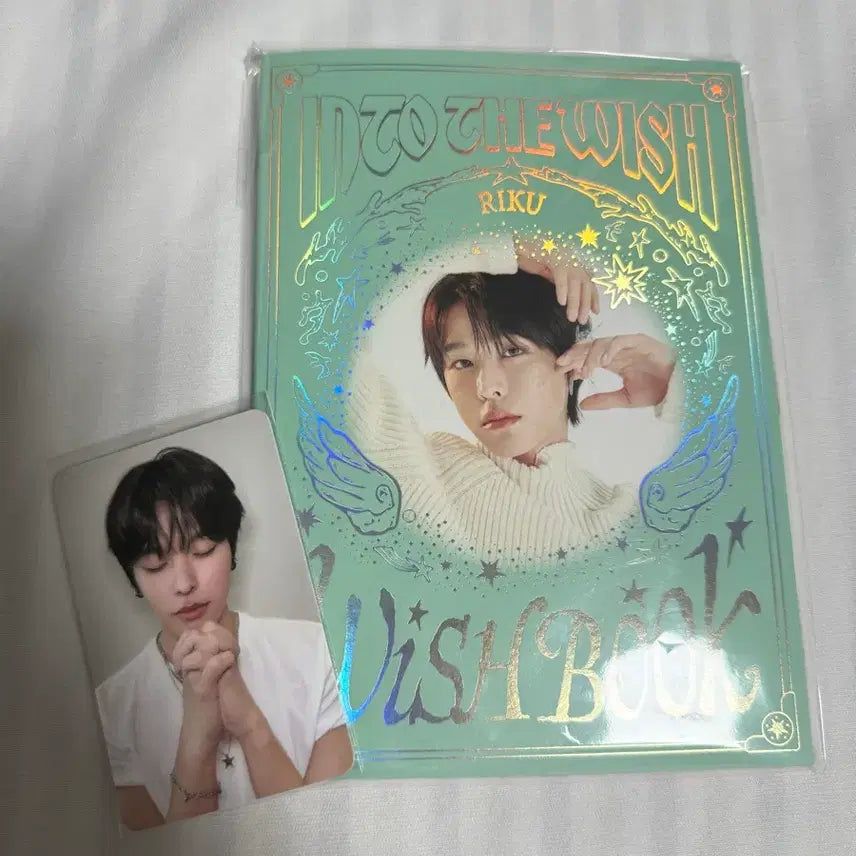 [BUNJANG] Our Wish Riku Photobook + Prayer Photocard Bundle Set / 아워위시 리쿠 포토북+기도포카