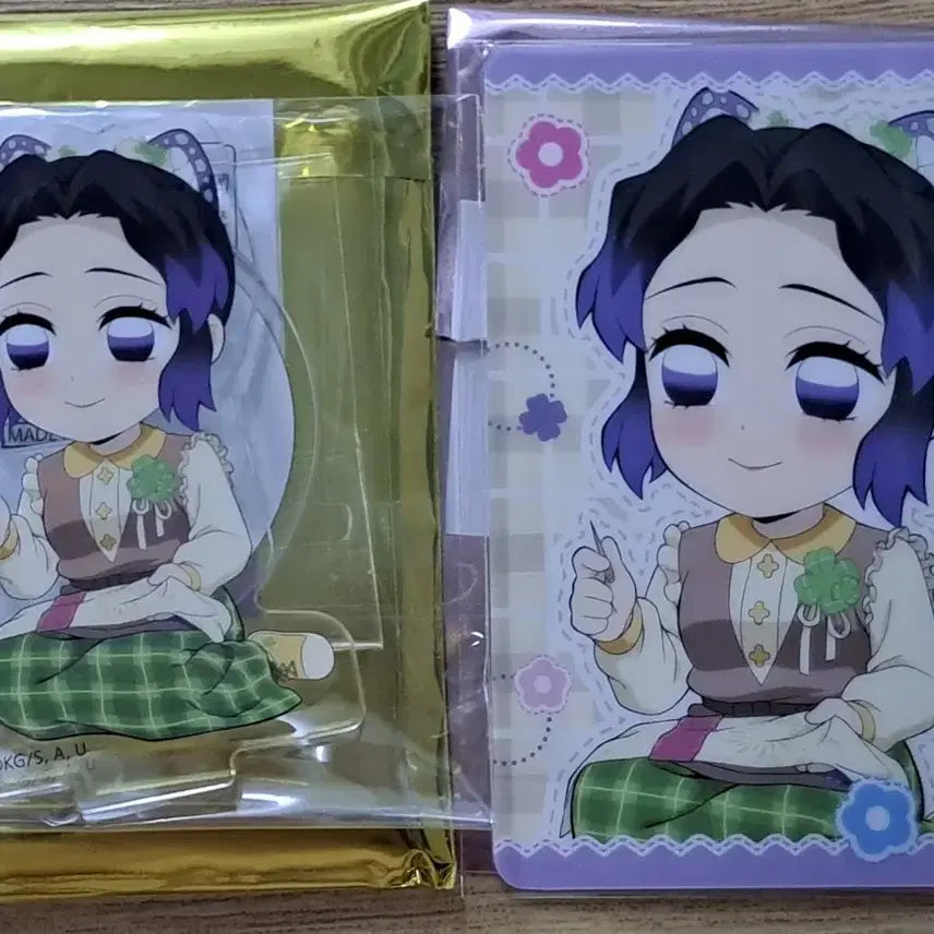 [BUNJANG] Demon Slayer Handmade Craft Acrylic &amp; Card Set - Shinobu / 귀멸의칼날 핸드메이드 크래프트 아크릴&amp; 카드세트 시노부 판매합니다.
