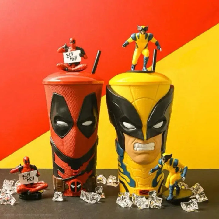 [BUNJANG] Deadpool and Wolverine Tumbler and Figure Set / 데드풀과 울버린 굿즈 (새상품)