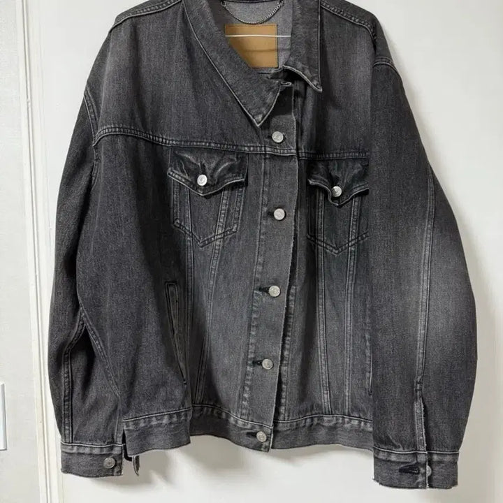 [BUNJANG] Balenciaga Twister Asymmetric Denim Jacket / 발렌시아가 파리 재팬발 트위스터 데님자켓