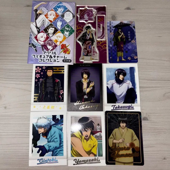 [BUNJANG] Gintama Charm Collection Passcase Takasugi Gintoki Yamazaki Kondo Acrylic Keychain / 은혼 참 컬렉션 파샤코레 타카스기 긴토키 야마자키 곤도 아크릴 키링