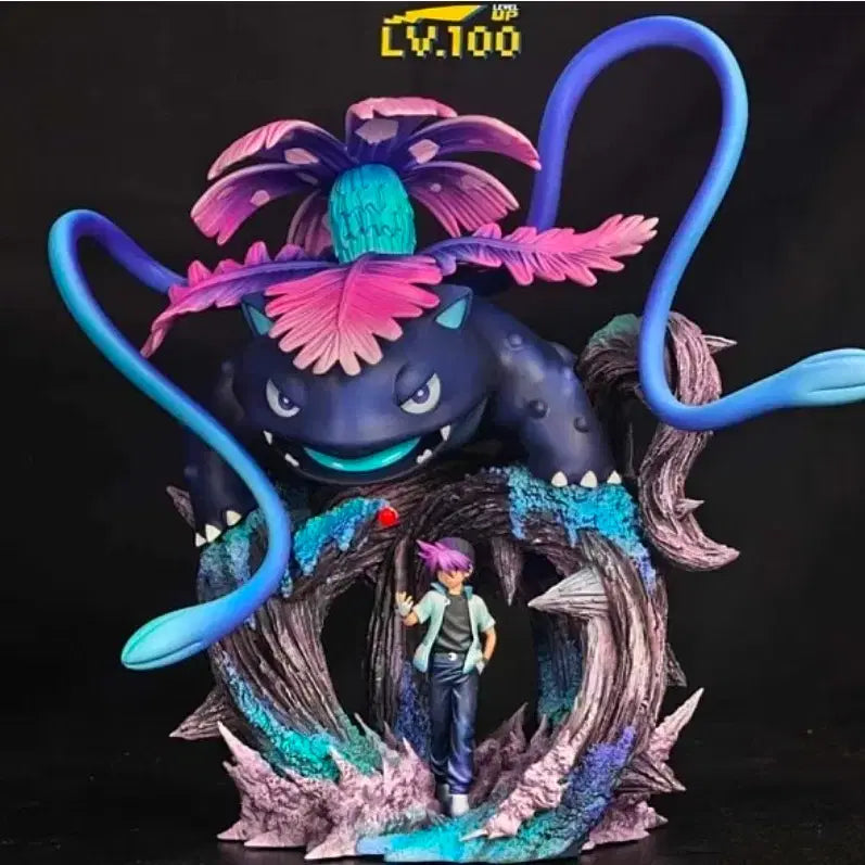 [BUNJANG] Pokemon Level 100 Red &amp; Green Resin Figure / lv 100 레드+그린 포켓몬 레진