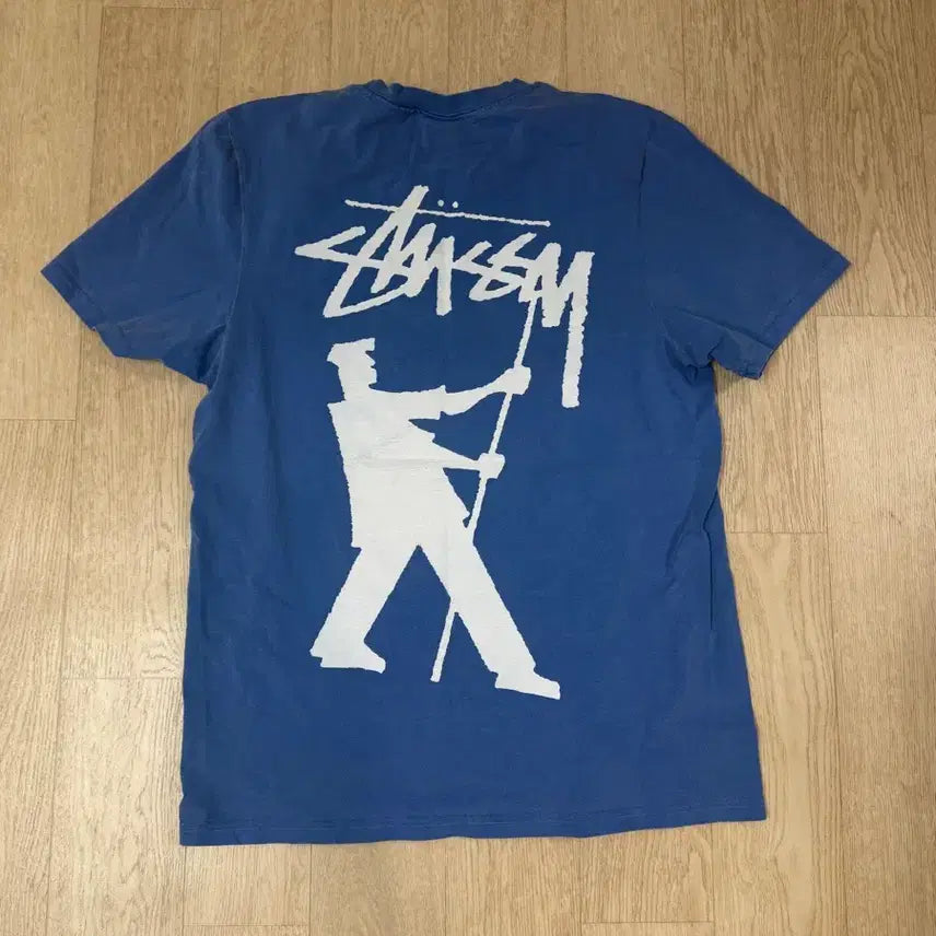 [SOLD OUT] 스투시 페인터 다이드 티셔츠 블루 s