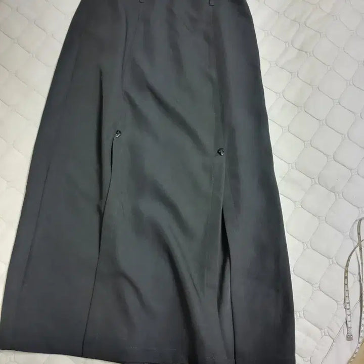 [BUNJANG] Punk Rave Slit Maxi Skirt / 펑크레이브 트임 롱치마