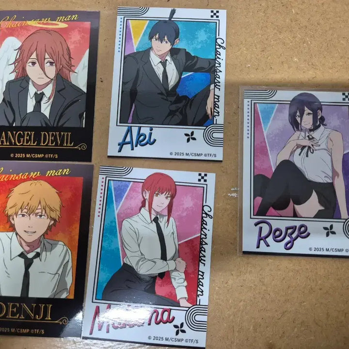[BUNJANG] Chainsaw Man Reze Arc Bromide Photocard Set (Reze, Denji, Angel Devil, Makima, Aki) / 체인소맨 레제편 브로마이드 포토 카드(레제.덴지.천사의악마.마키마.아키)