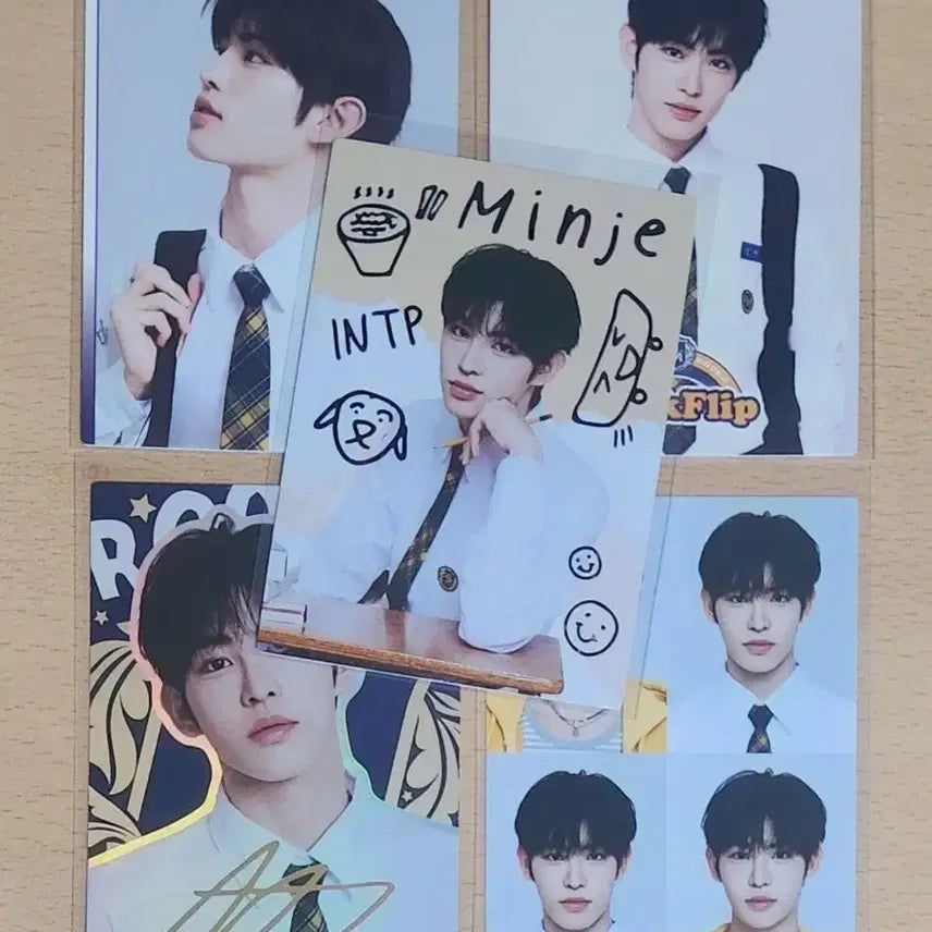 [BUNJANG] Tereka KickFlip Minje Sketch Signed Photocard / 테레카 킥플립 민제 스케치 싸인 포토카드 KickFlip