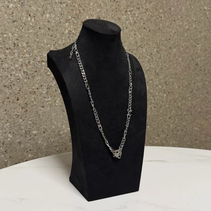 [BUNJANG] Louis Vuitton LV Figaro Chain Necklace / [M02248]루이비통 LV 피가로 체인 목걸이