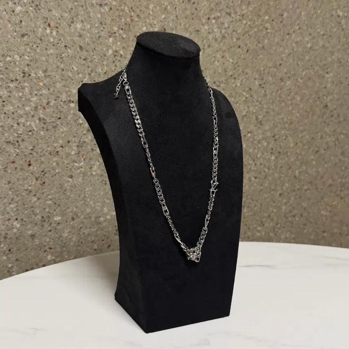 [BUNJANG] Louis Vuitton LV Figaro Chain Necklace / [M02248]루이비통 LV 피가로 체인 목걸이