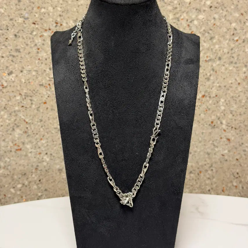 [BUNJANG] Louis Vuitton LV Figaro Chain Necklace / [M02248]루이비통 LV 피가로 체인 목걸이