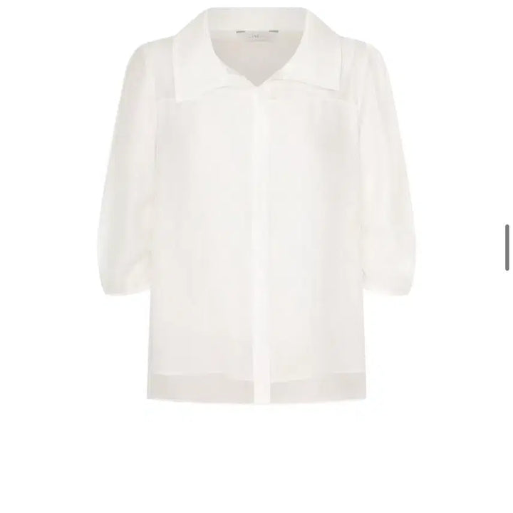 [BUNJANG] Line Edition 7-Sleeve Blouse White / 라인어디션 7부 블라우스(210000