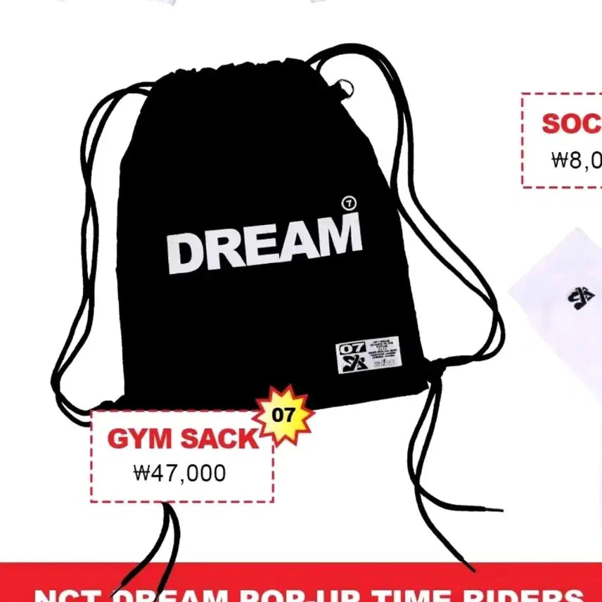 [BUNJANG] NCT DREAM Narcissism Photobook (Sealed) &amp; Timeless Eras Popup Gym Sack Bundle Set / 엔시티드림 나르시시즘 포토북 미개봉, 타임라이더스 팝업 짐색 일괄
