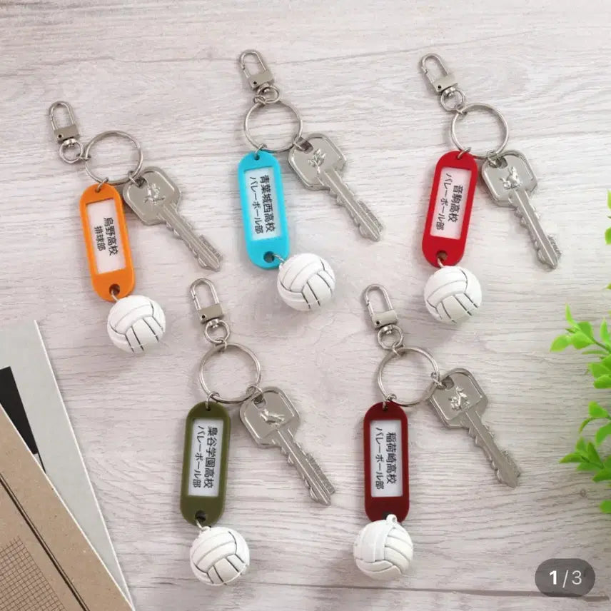 [BUNJANG] Haikyu!! Dormitory Keyring Gacha Figure Lottery / 하이큐 부실키링 원가양도 공구 (가챠 피규어 쿠지 A B 뱃지