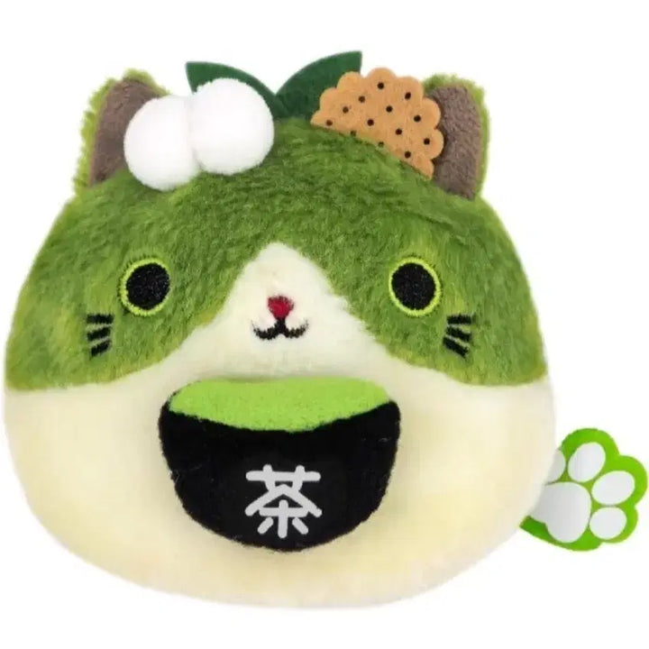 [BUNJANG] Sanei Matcha Nekodango Cat Plush / 산에이 말차 네코당고 고양이 인형(택없음)