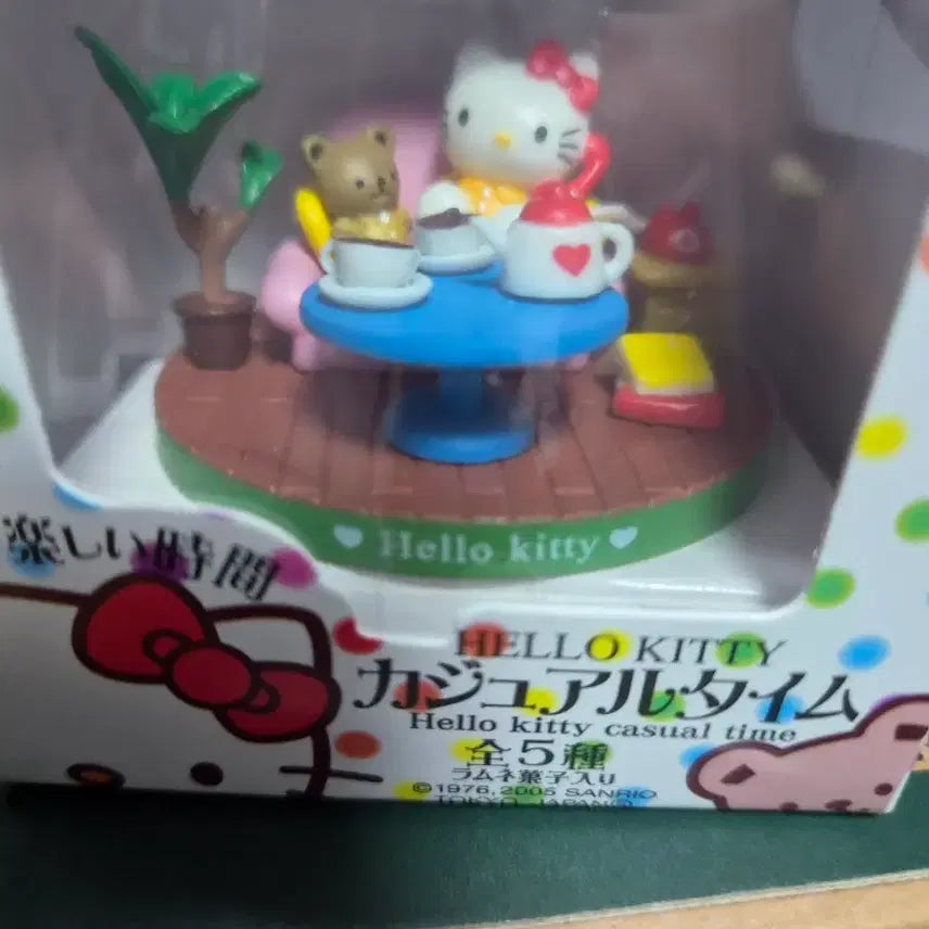 [BUNJANG] Hello Kitty Casual Time Miniature Figure Set (2 Types) / 헬로키티 일상생활 미니어처 피규어2종 일괄