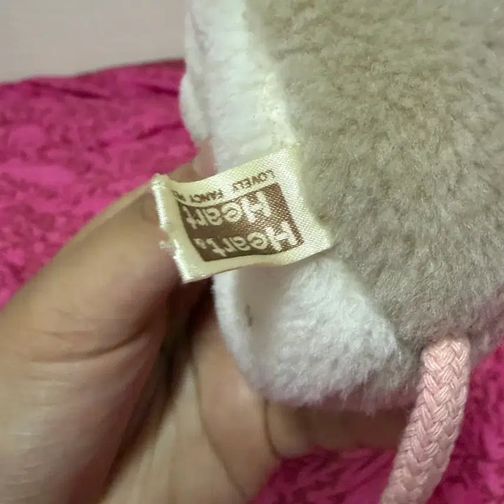 [BUNJANG] Heart &amp; Heart Squeaky Mouse Plush Doll / 빈티지인형 / 핱앤핱 삑삑 생쥐인형