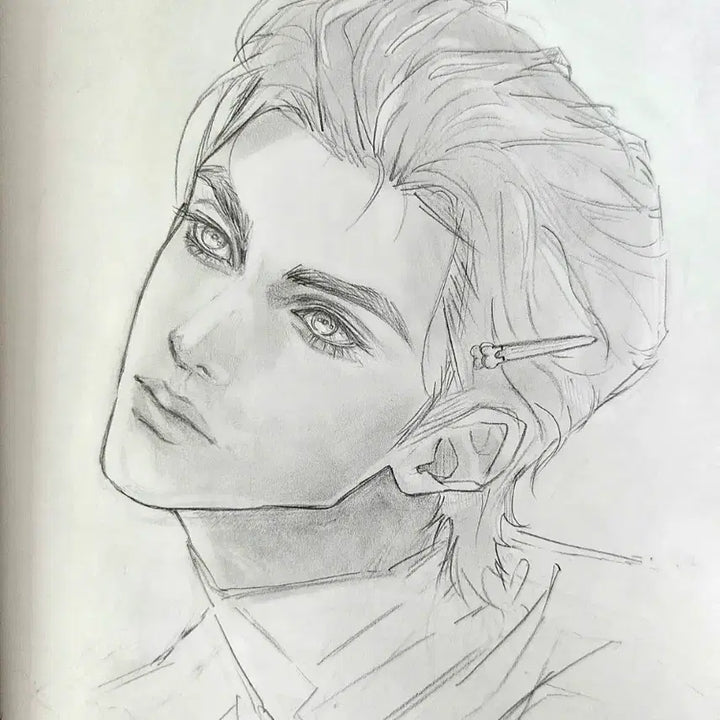 [BUNJANG] High-Quality Hand-Drawn Male Character Art Commission / 남캐 그림 커미션 손그림 고퀄로 모십니다