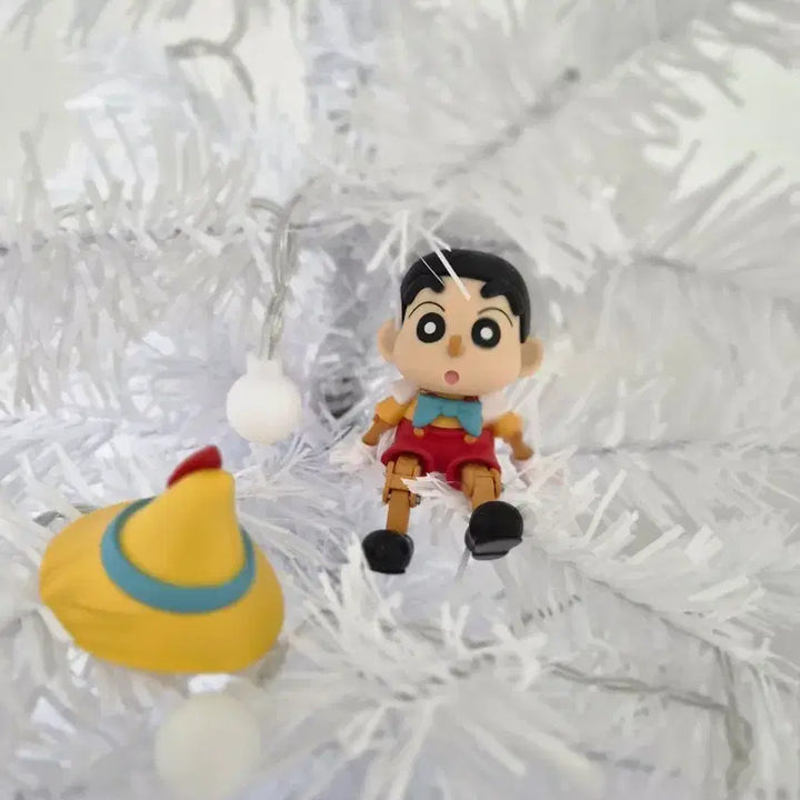 [BUNJANG] Mini Pinocchio Crayon Shin-chan Figure / 미니 피노키오 짱구 피규어