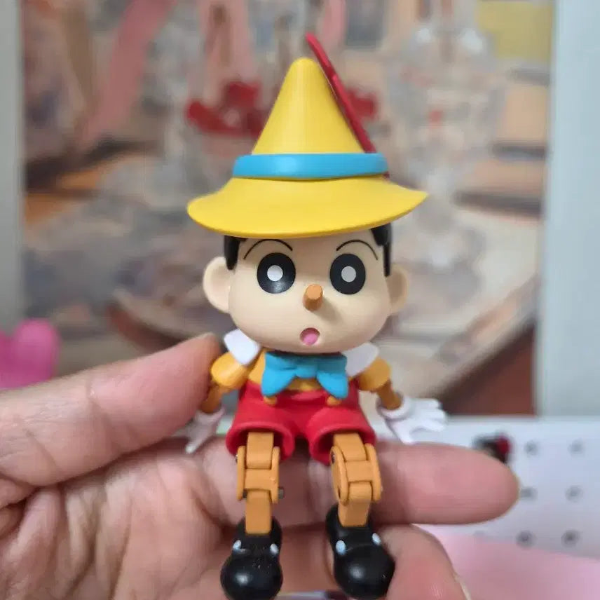 [BUNJANG] Mini Pinocchio Crayon Shin-chan Figure / 미니 피노키오 짱구 피규어