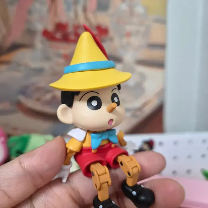 [BUNJANG] Mini Pinocchio Crayon Shin-chan Figure / 미니 피노키오 짱구 피규어