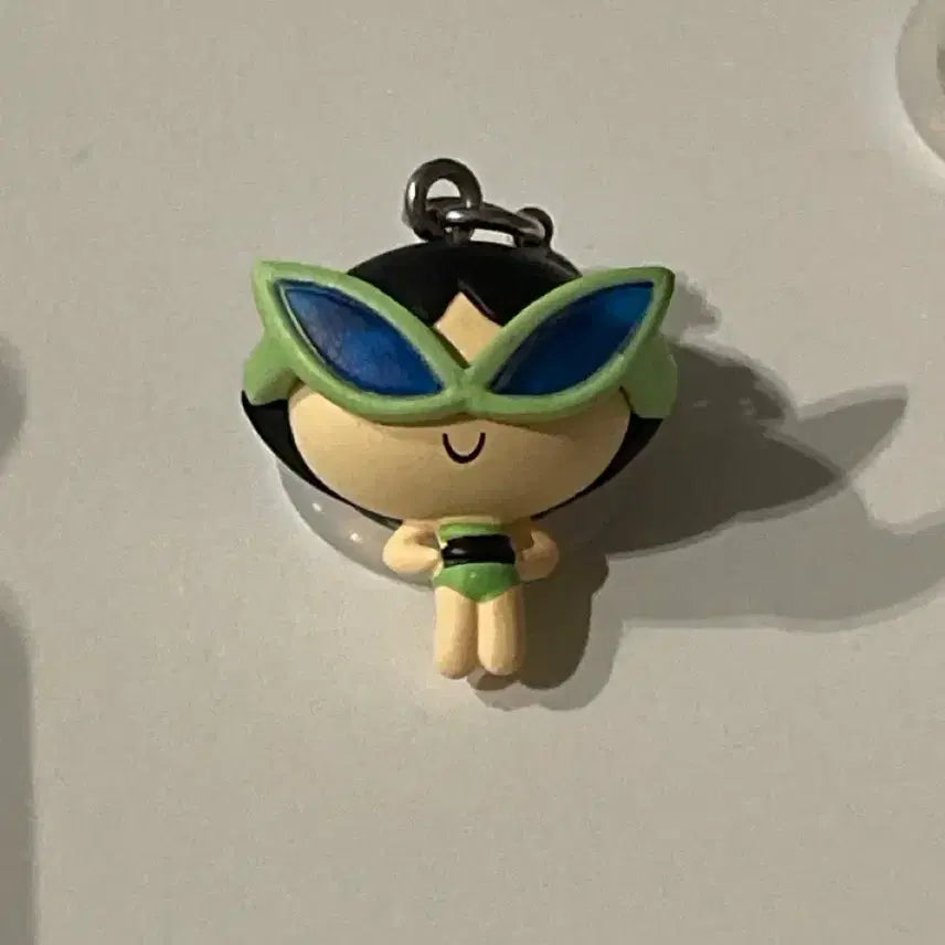 [BUNJANG] Powerpuff Girls Buttercup Mejirushi Figure Keychain / 파워퍼프걸 버터컵 메지루시