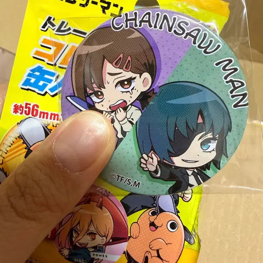 [BUNJANG] Chainsaw Man Japanese Can Badge / 일본 체인소맨 캔뱃지