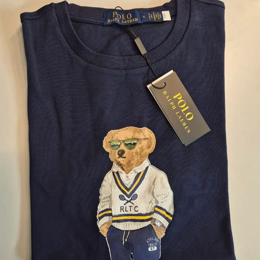 [BUNJANG] Polo Ralph Lauren Bear Navy Short Sleeve T-Shirt XL / 폴로 베어 곤색 반팔 XL (새상품)
