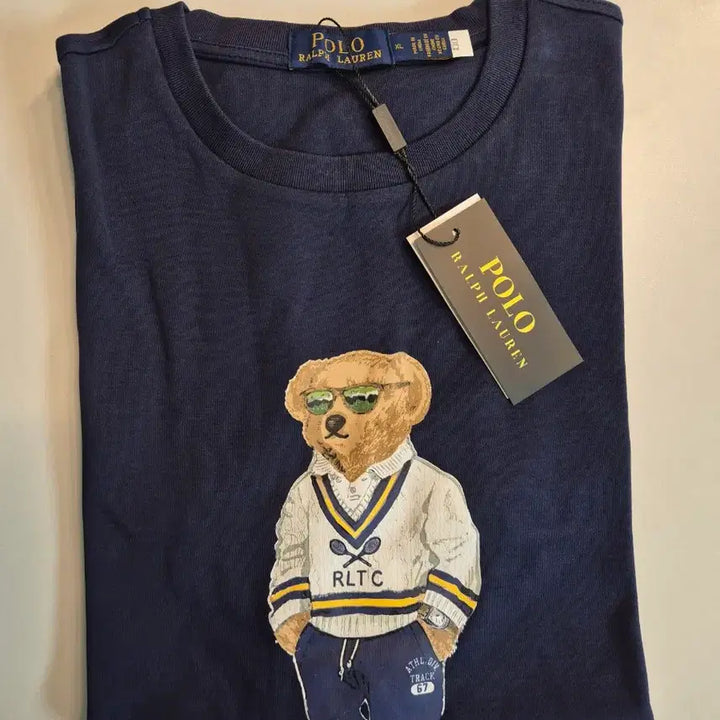 [BUNJANG] Polo Ralph Lauren Bear Navy Short Sleeve T-Shirt XL / 폴로 베어 곤색 반팔 XL (새상품)