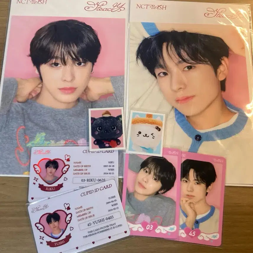[BUNJANG] NCT WISH Steady Pop-up Photo Set Riku Yushi Bundle Set / 엔시티위시 스테디 팝업 포토 세트 리쿠 유우시 일괄 양도