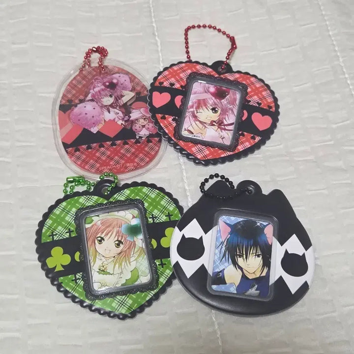 [BUNJANG] Shugo Chara! Proof Photo Keychain Set - Amu, Ikuto, Tadase / 캐캐체 캐릭캐릭체인지 증명사진 키링 가챠 아무 이쿠토 토마