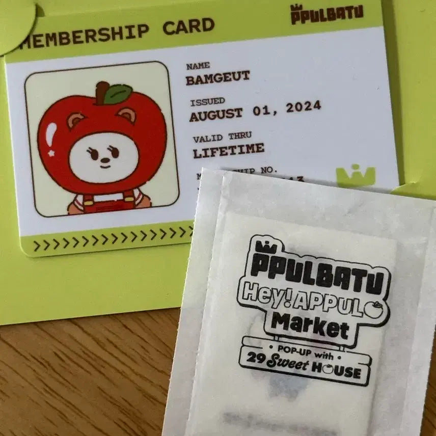 [BUNJANG] BBAMGUY BBAMGUY Membership Sticker Set / 뿔바투 팝업 밤긋 멤버십 띠부씰