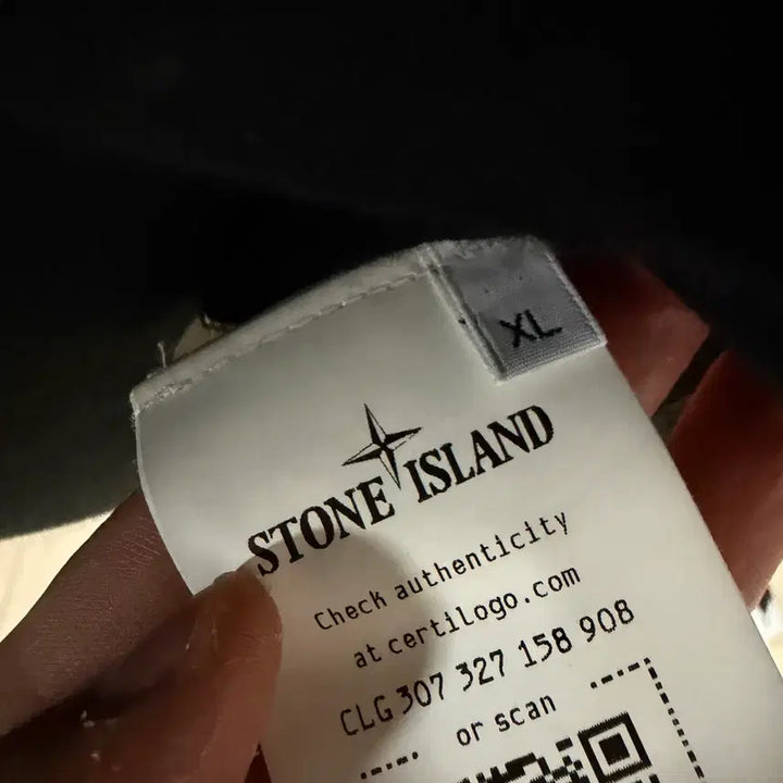 [BUNJANG] Stone Island Black Cardigan XL / {새상품급/XL}스톤아일랜드 블랙 가디건