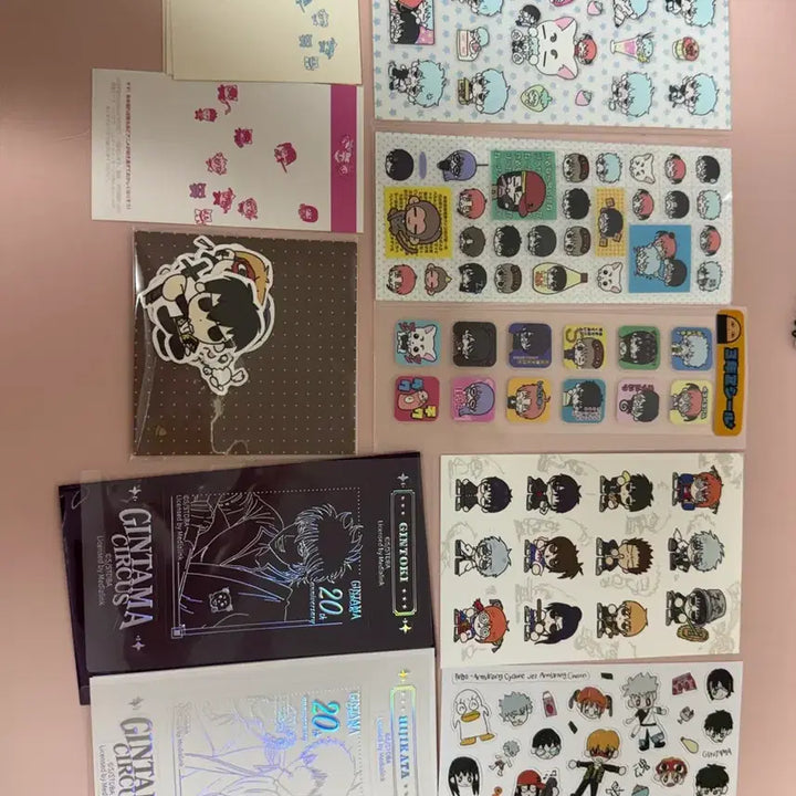 [BUNJANG] Gintama 20th Anniversary Silver Foil Stickers / 은혼 비공굿 스티커 양도 20주년 은박