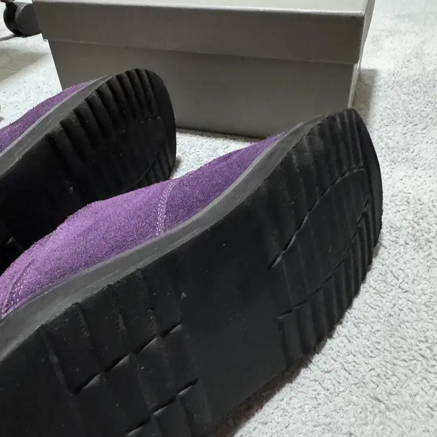 [BUNJANG] Romantic Move Bowie Winter Shoes Purple Suede (R24U001) / 로맨틱무브 보위 윈터 슈즈 R24U001 (퍼플 스웨이드) 260
