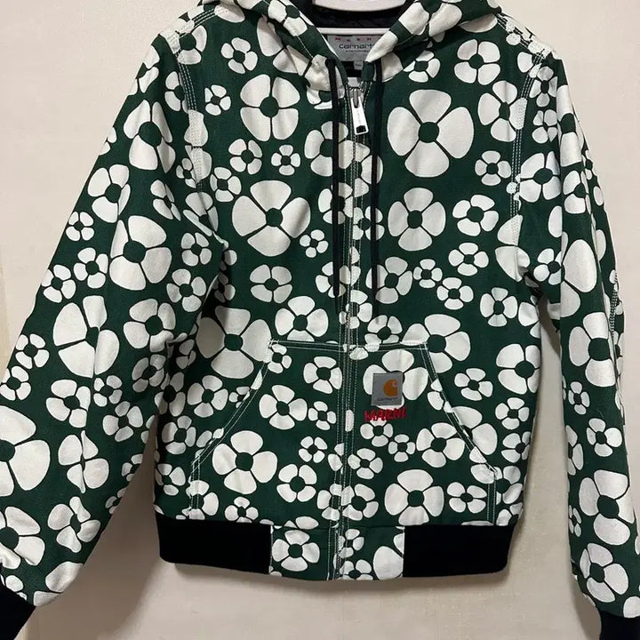 [BUNJANG] Marni x Carhartt WIP Floral Print Hooded Jacket / 마르니 x 칼하트WIP 플로럴 프린트 후드 재킷