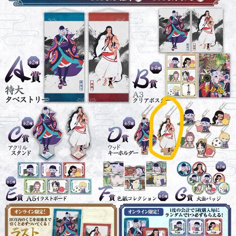 [BUNJANG] Princess Mononoke Movie Web Lottery D Prize (Spirit Wood Keychain) / (양도/교환) 극장판 모노노케 웹쿠지 D상(신의 키링)