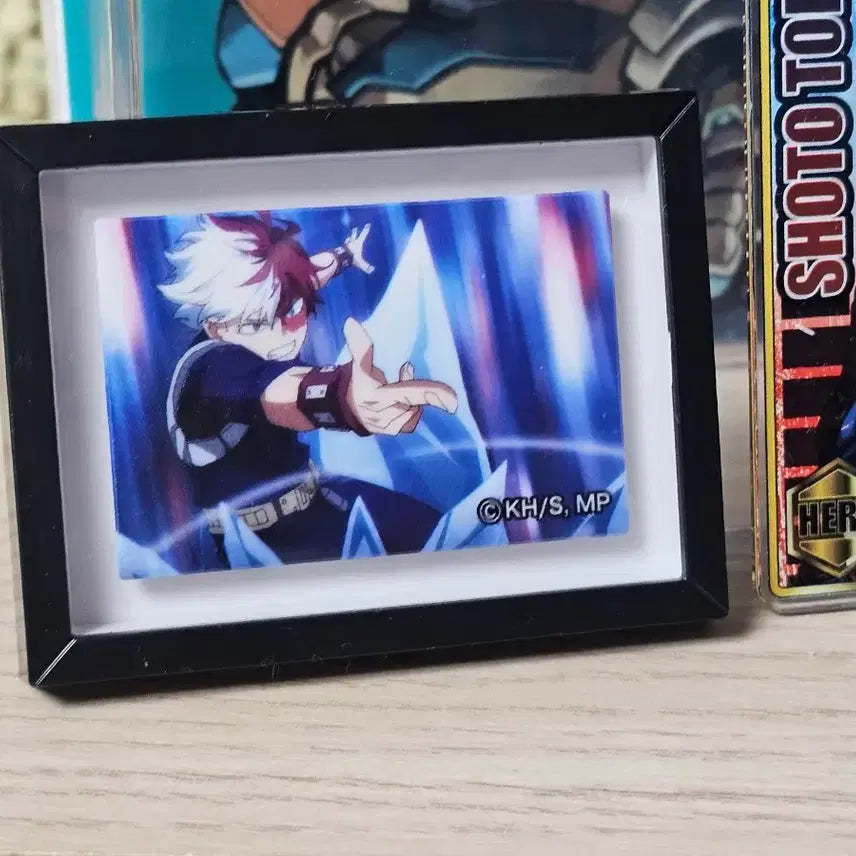[BUNJANG] My Hero Academia Todoroki Shoto Status Card &amp; Art Frame Magnet Set / 히로아카 스테이터스, 아트프레임 토도로키 쇼토