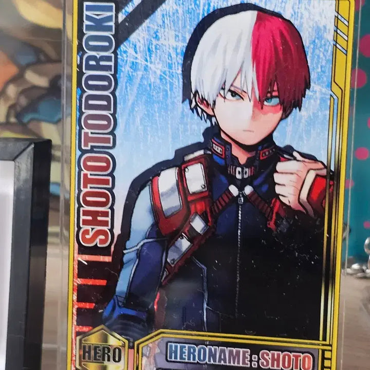 [BUNJANG] My Hero Academia Todoroki Shoto Status Card &amp; Art Frame Magnet Set / 히로아카 스테이터스, 아트프레임 토도로키 쇼토